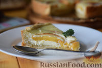 Фото приготовления рецепта: Песочный тарт с персиками - шаг №13