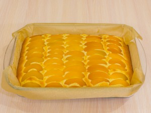 Пирог с персиками и сметанной заливкой: пошаговые рецепты с фото, со сметанным кремом, сметаной, сметанник